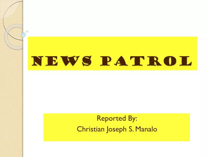 news patrol