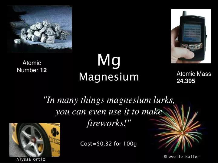 mg magnesium