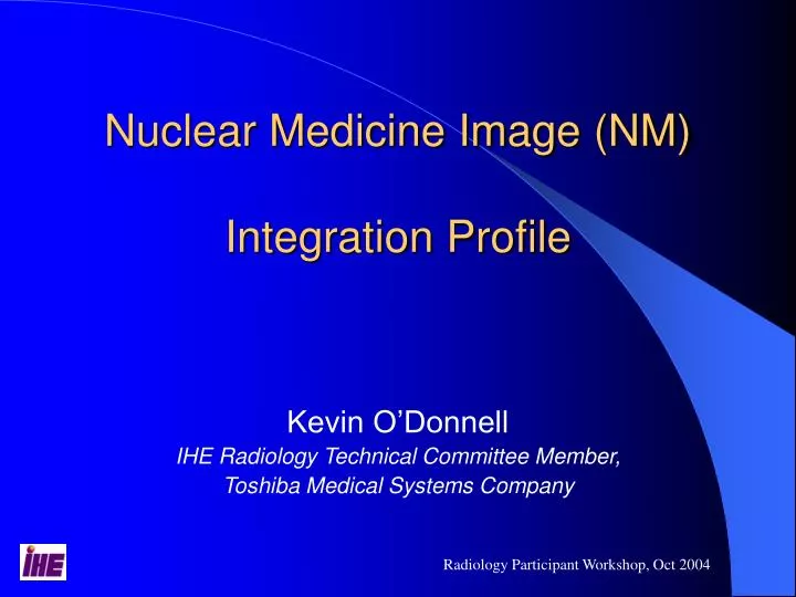 nuclear medicine image nm integration profile