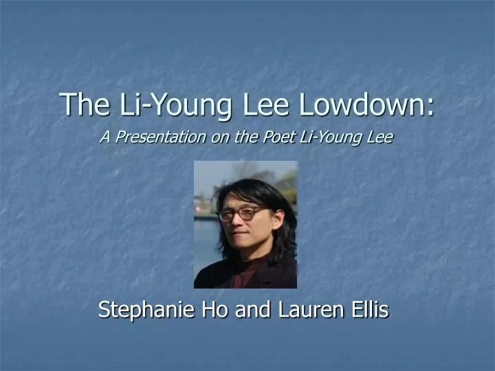 the li young lee lowdown