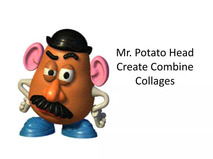 mr potato head create combine collages