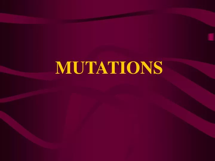 mutations