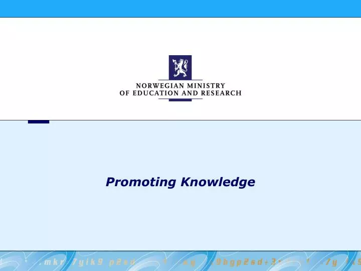 promoting knowledge