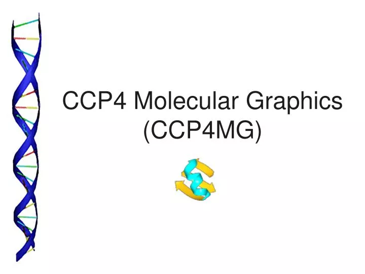 ccp4 molecular graphics ccp4mg