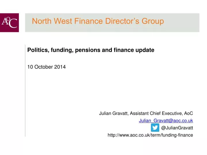 north west finance director s group