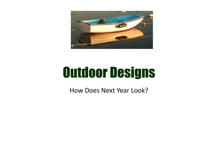 outdoor designs