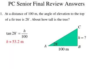 pc senior final review answers