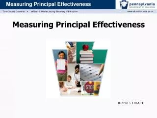 Measuring Principal Effectiveness