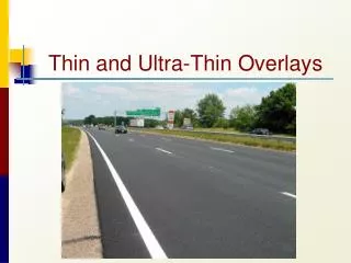Thin and Ultra-Thin Overlays