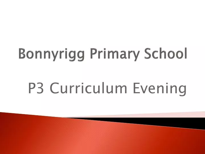 bonnyrigg primary school
