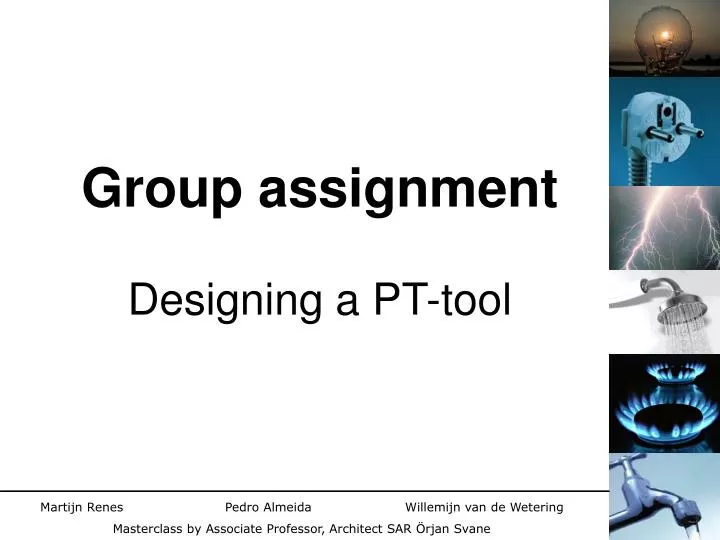 group assignment designing a pt tool