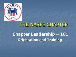 THE NARFE CHAPTER
