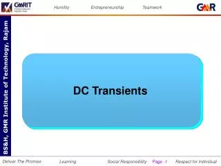 DC Transients