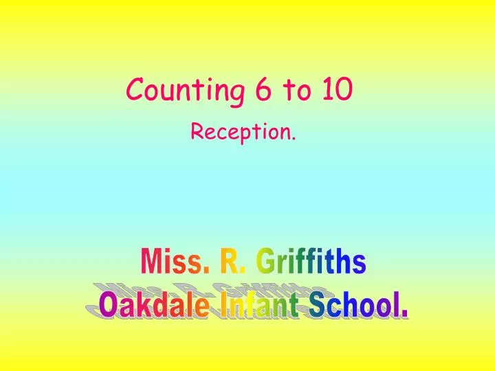 counting 6 to 10