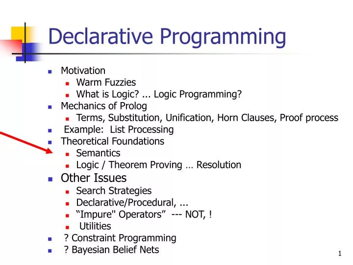 declarative programming