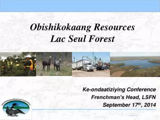 Obishikokaang Resources Lac Seul Forest