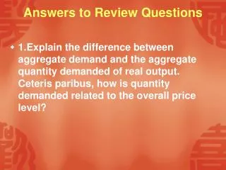 Answers to Review Questions