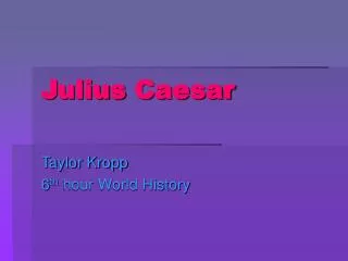 Julius Caesar