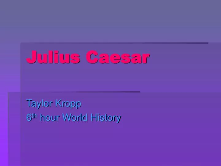 julius caesar