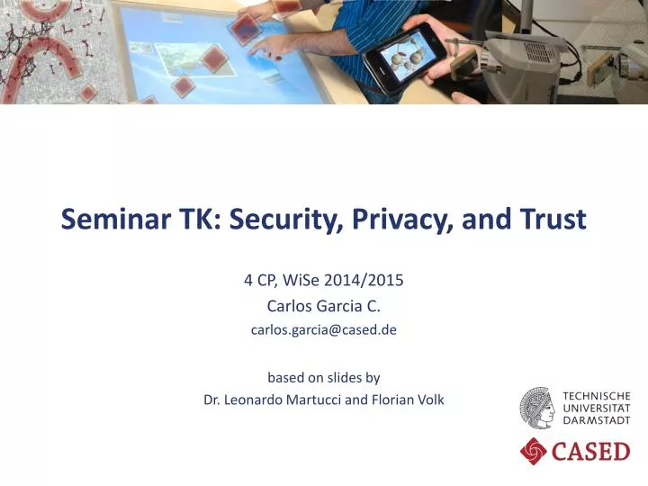seminar tk security privacy and trust