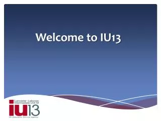 Welcome to IU13