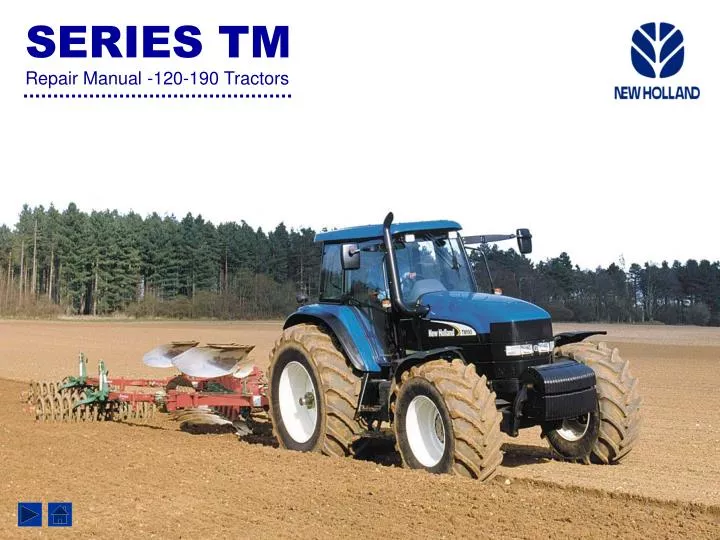 series tm repair manual 120 190 tractors