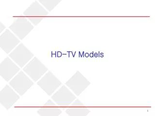 HD-TV Models