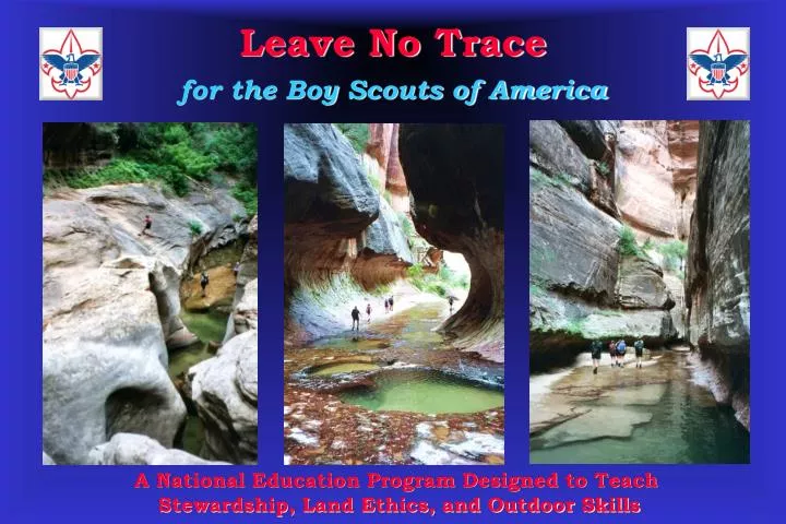 leave no trace for the boy scouts of america