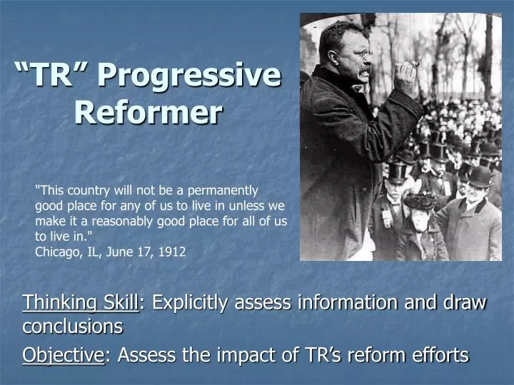 tr progressive reformer