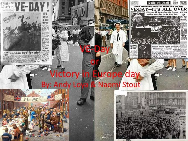 ve day or victory in europe day