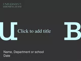 click to add title
