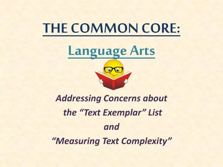 the common core language arts