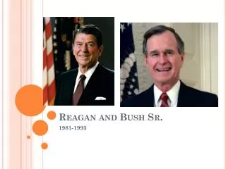 Reagan and Bush Sr.