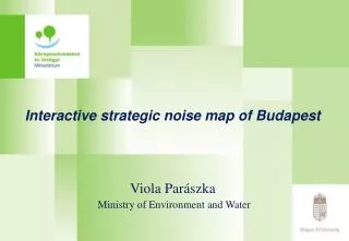 Interactive strategic noise map of Budapest