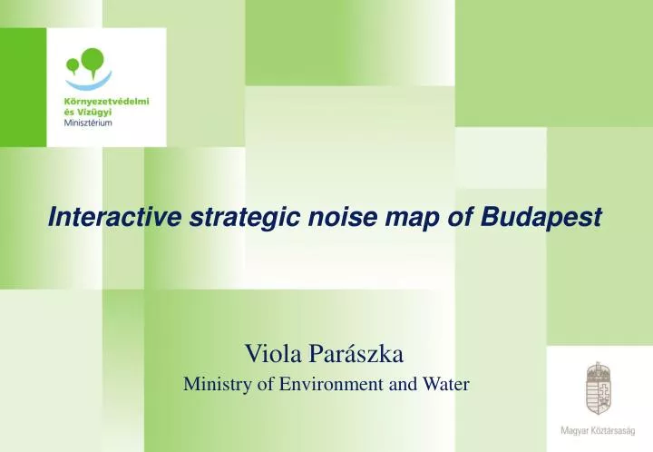 interactive strategic noise map of budapest
