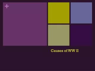 Causes of WW II