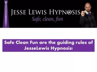 The stage Hypnosis Show Corporate event Program by Jesse Lew