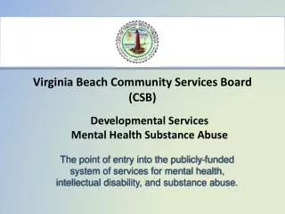 Virginia Beach Community Services Board (CSB)