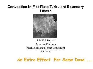 Convection in Flat Plate Turbulent Boundary Layers