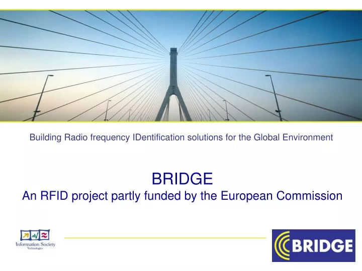 bridge an rfid project partly funded by the european commission