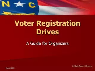 Voter Registration Drives