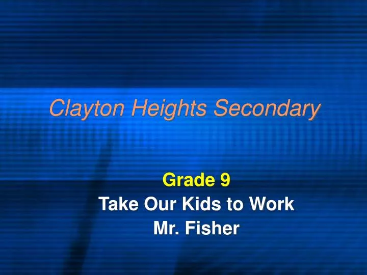 clayton heights secondary