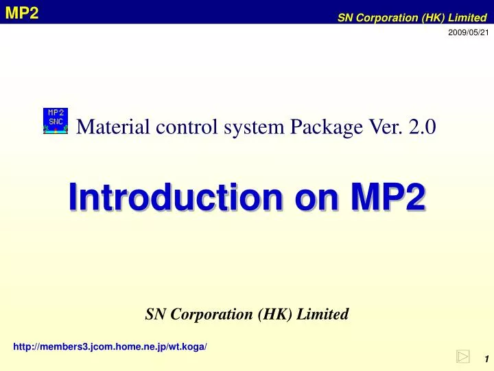 introduction on mp2