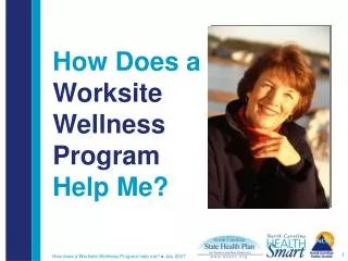How Does a Worksite Wellness Program Help Me?