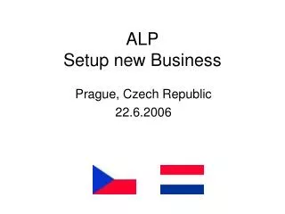 ALP Setup new Business