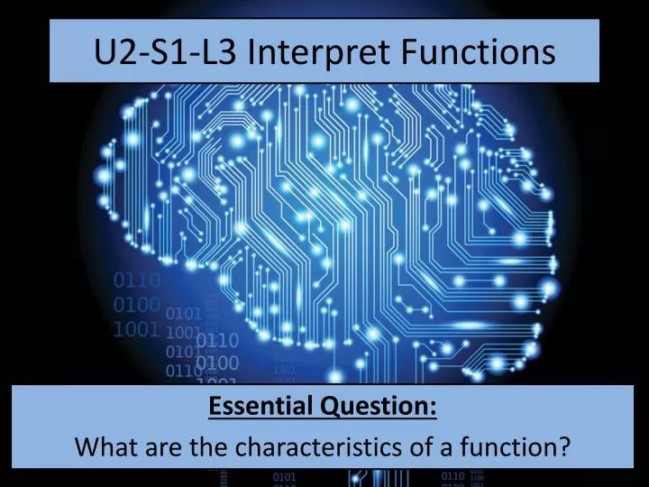 u2 s1 l3 interpret functions