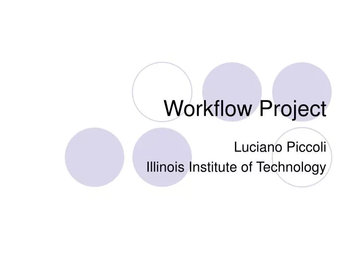 workflow project