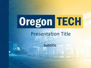 presentation title