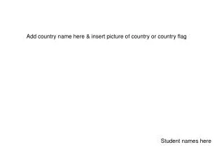 Add country name here &amp; insert picture of country or country flag