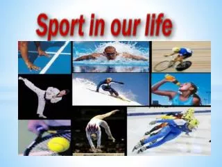 Nowadays, sport is an important thing in the people's life.